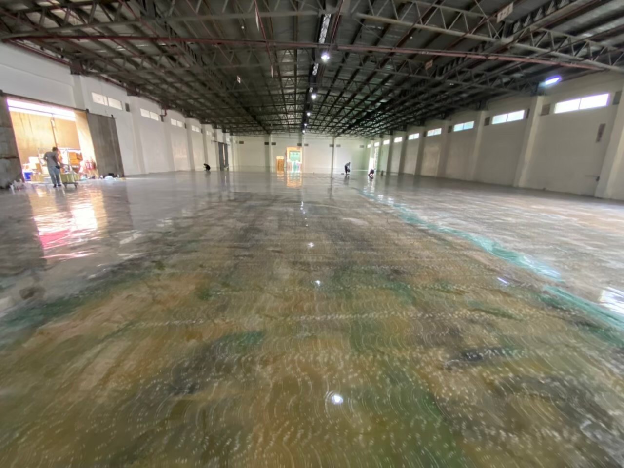 泉州新港廠區(qū)環(huán)氧地坪翻新